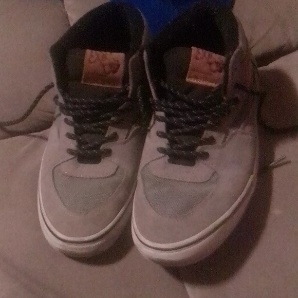 Iconic Rare Half Cab grey suede Vans men 8.5 - Picture 1 of 6
